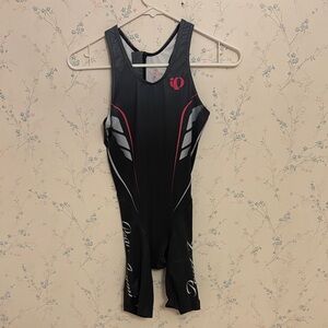 Pearl Izumi Black and Pink Tri Suit